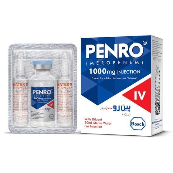 Penro® (Meropenem) Injection 1g – Broad Spectrum Antibiotic (Rx)
