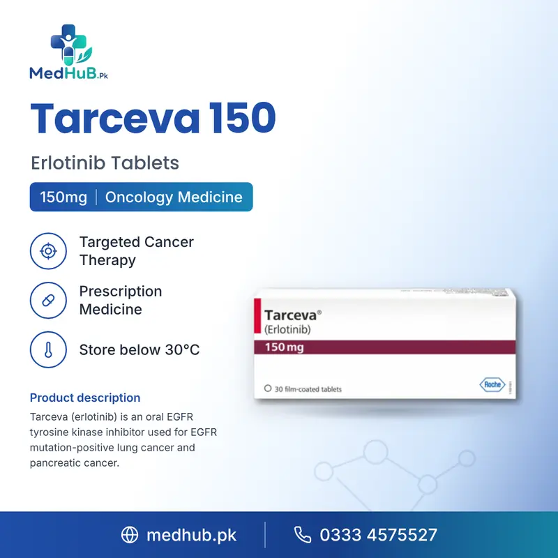Tarceva 150mg Tablets (Erlotinib) – MedHub Pakistan